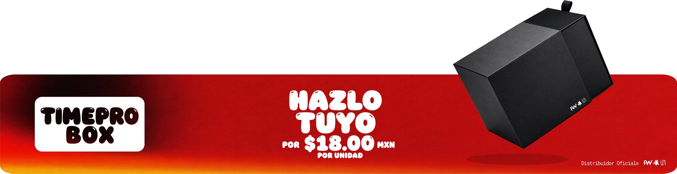 TIMEPRO Box — hazlo tuyo por $18.00 MXN por unidad